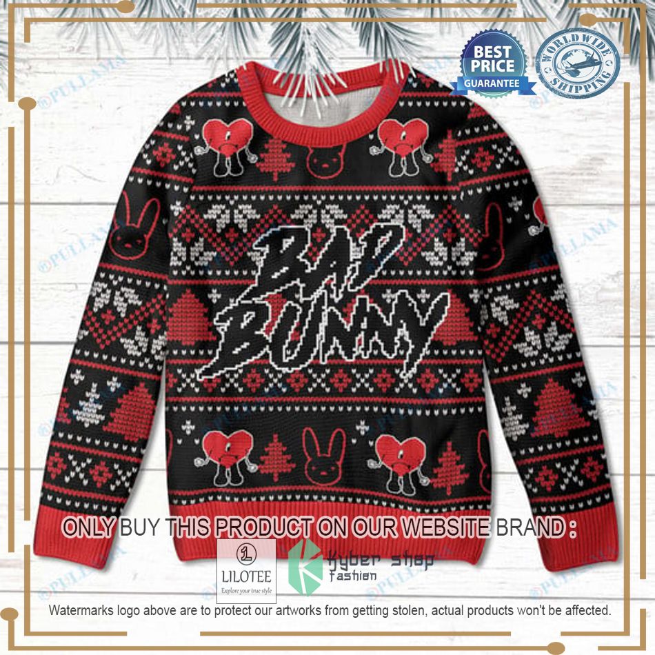 bad bunny un verano sin ti ugly christmas sweater 2 27930