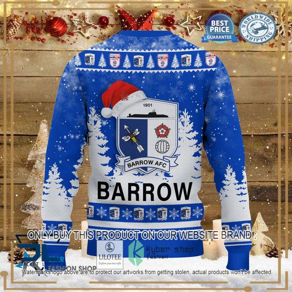 barrow afc blue christmas sweater 3 42914