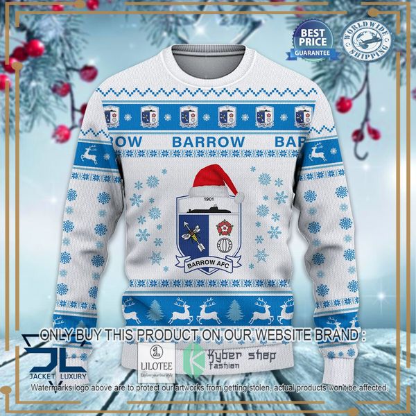 barrow afc christmas sweater 2 31173