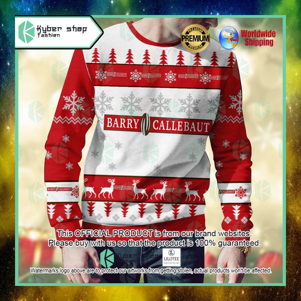 barry callebaut custom name christmas sweater 1 971