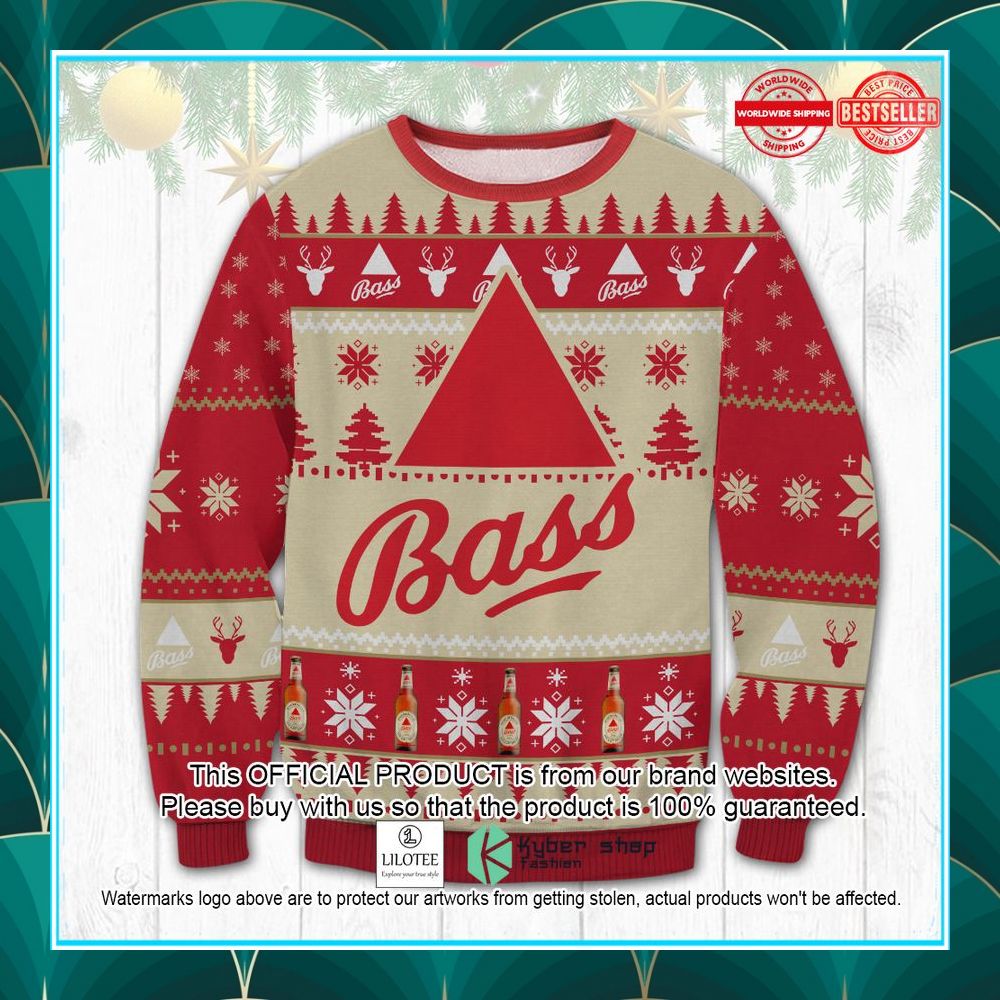 bass beer ugly sweater 1 167