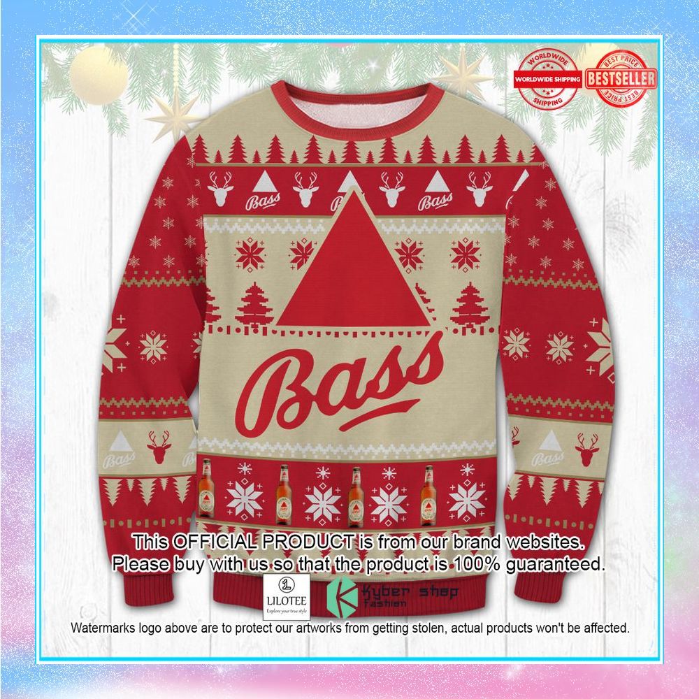 bass beer ugly sweater 1 819