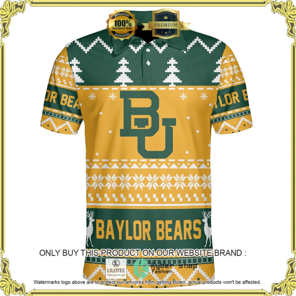baylor bears personalized sweater polo 1 55075