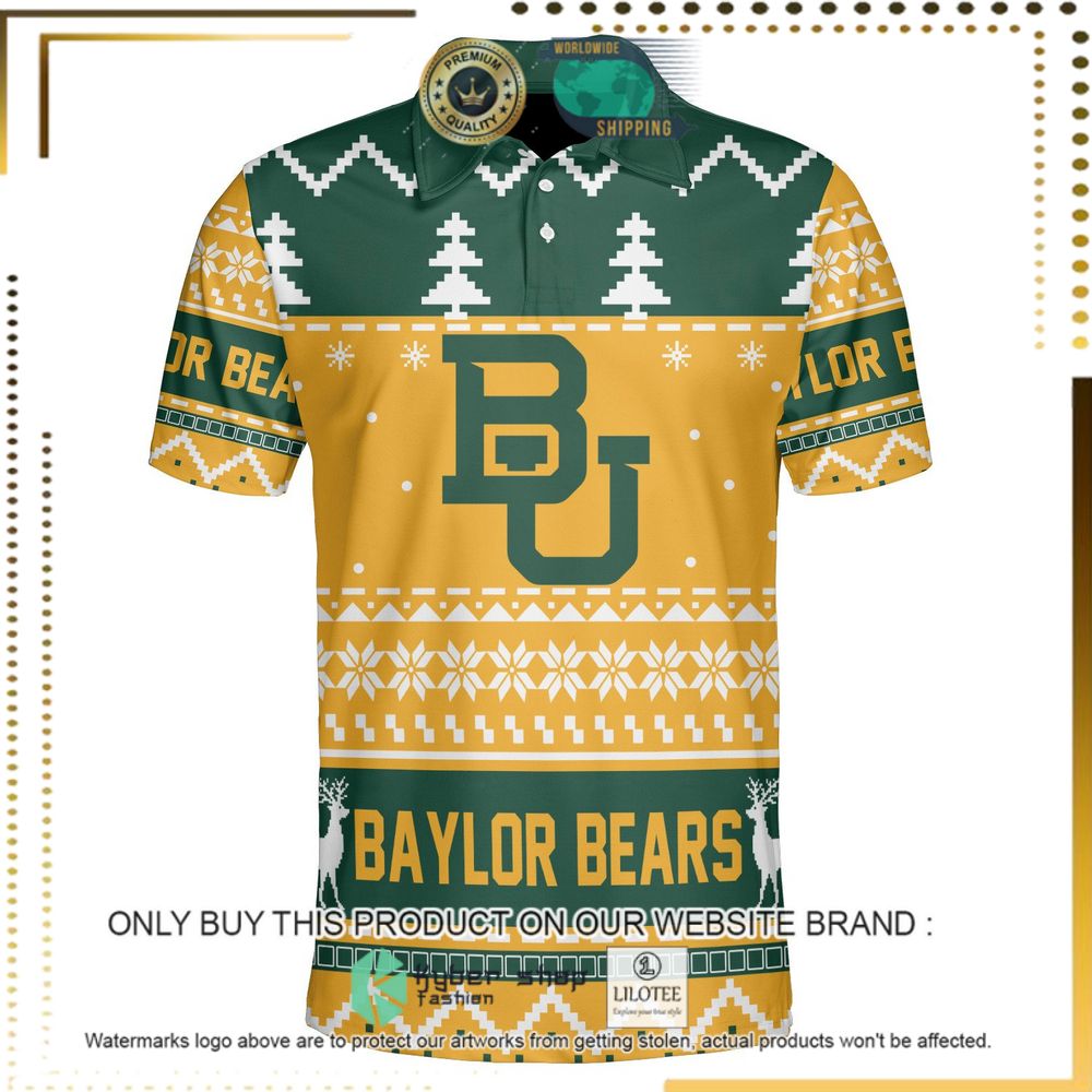 baylor bears personalized sweater polo 1 57821