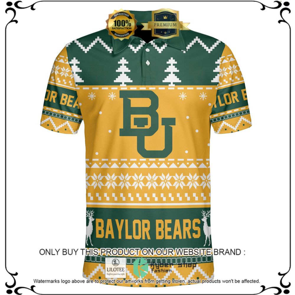 baylor bears personalized sweater polo 1 63751