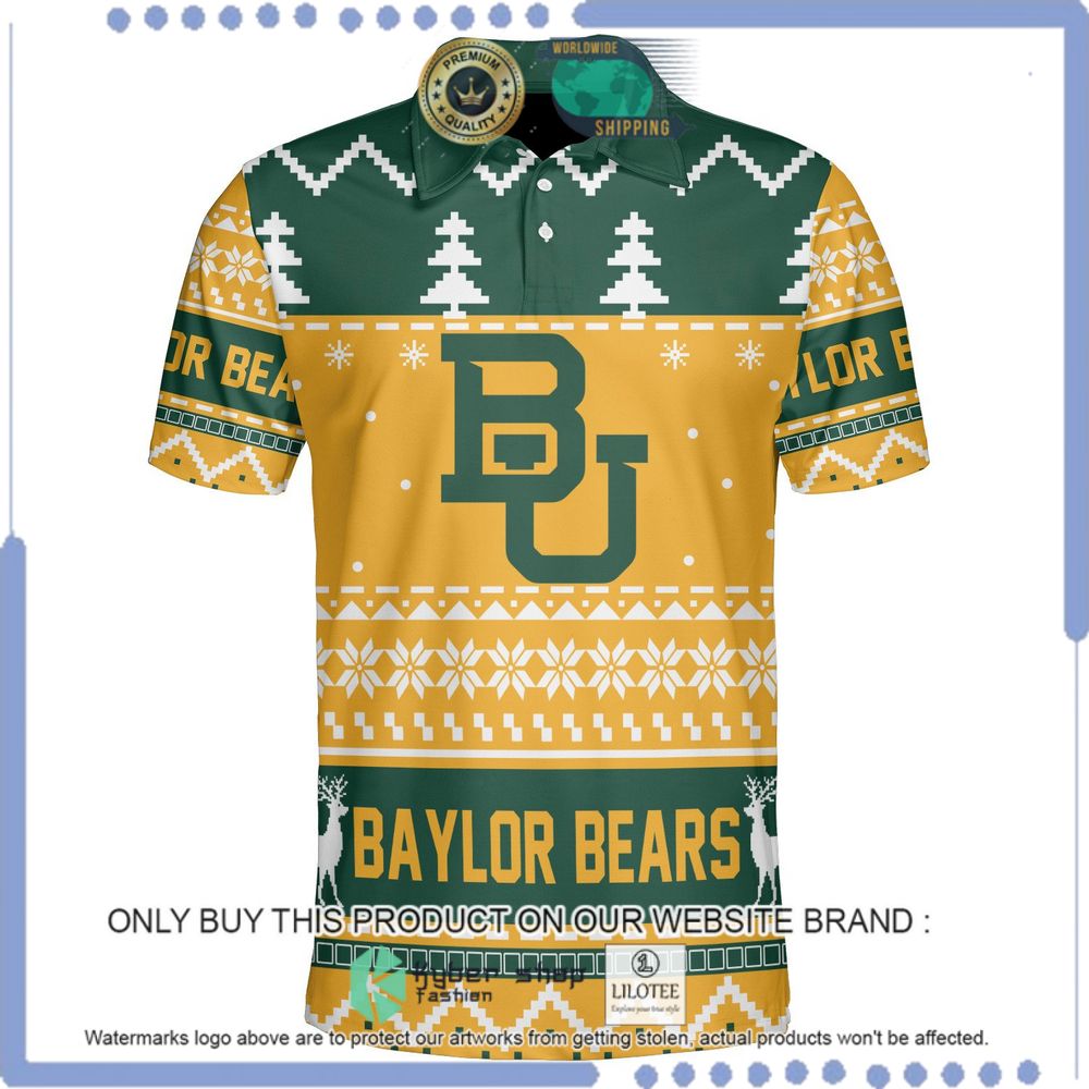 baylor bears personalized sweater polo 1 72319