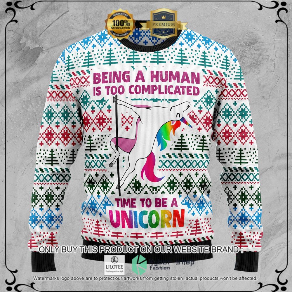 Be A Unicorn Ugly Christmas Sweater - LIMITED EDITION 8