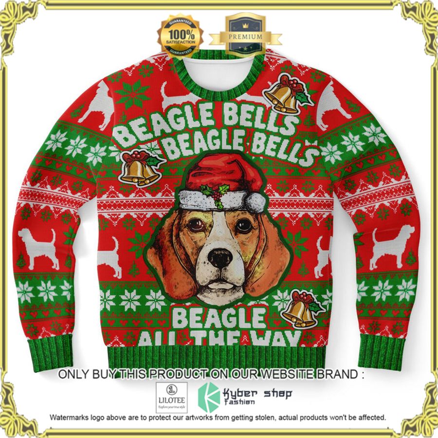 beagle bells beagle bells beagle all the way christmas sweater 1 32353