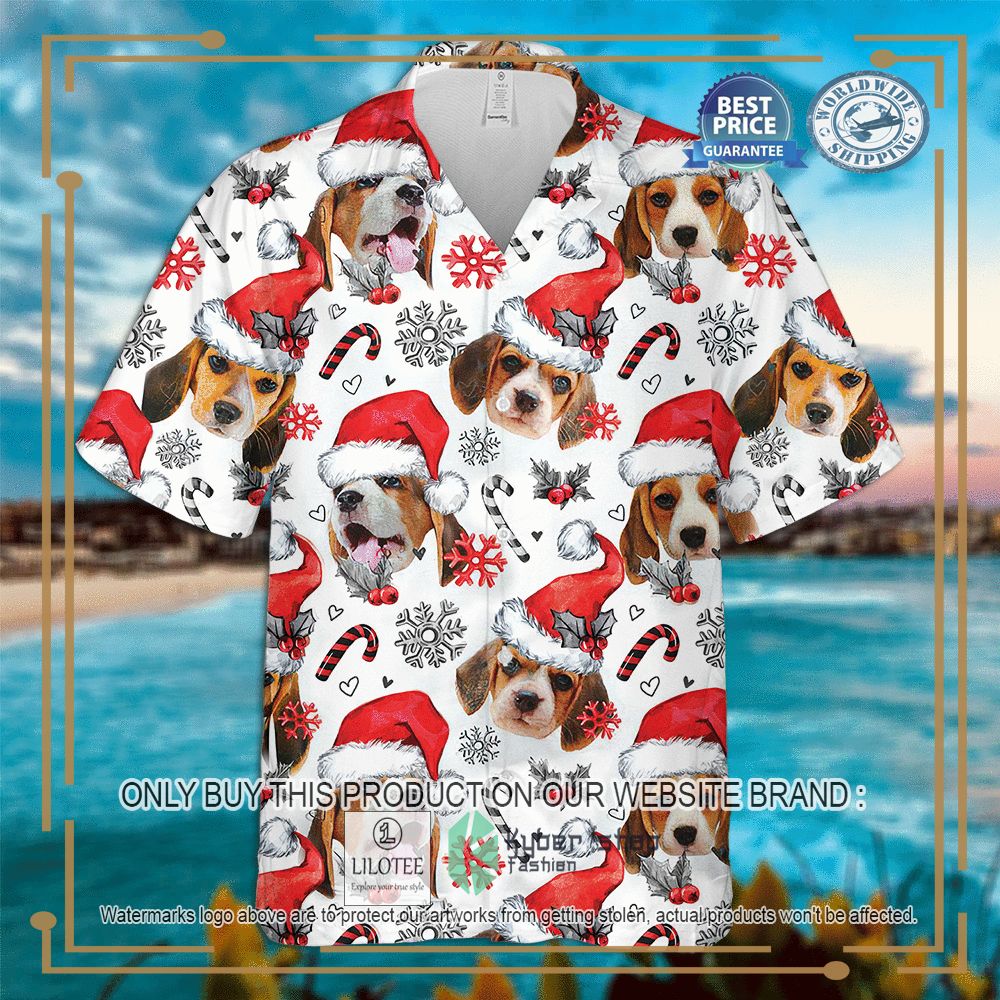 Beagle Christmas Hawaiian Shirt 4