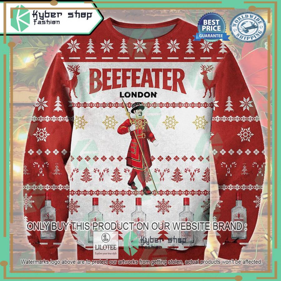 beefeater london ugly christmas sweater 1 61415