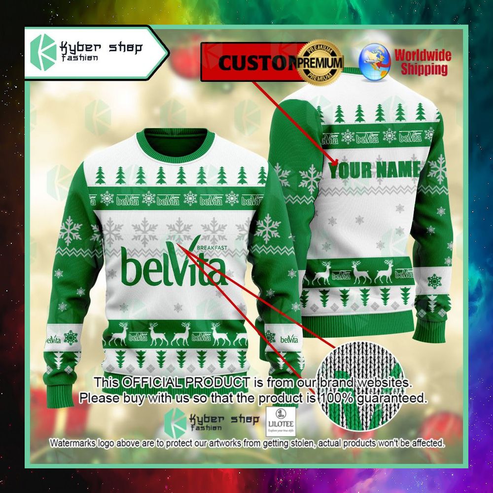 belvita custom name christmas sweater 1 353