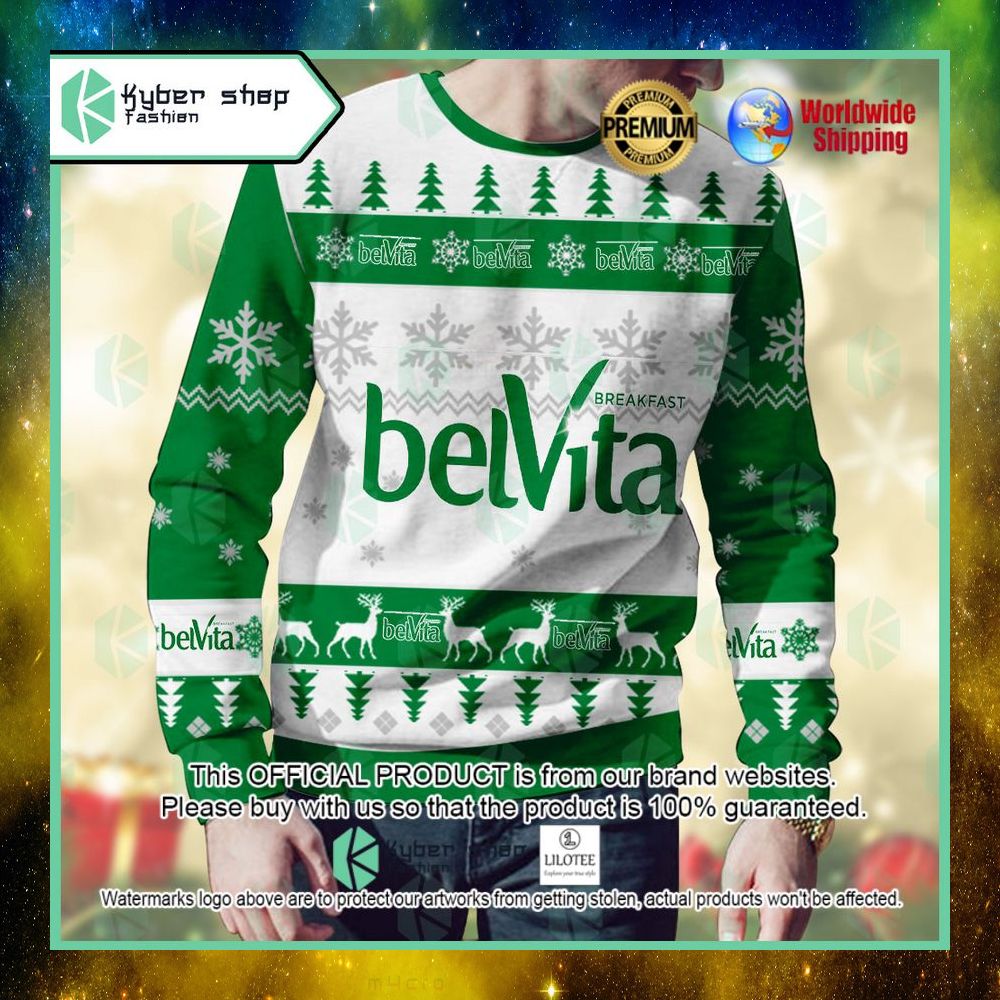 belvita custom name christmas sweater 1 95