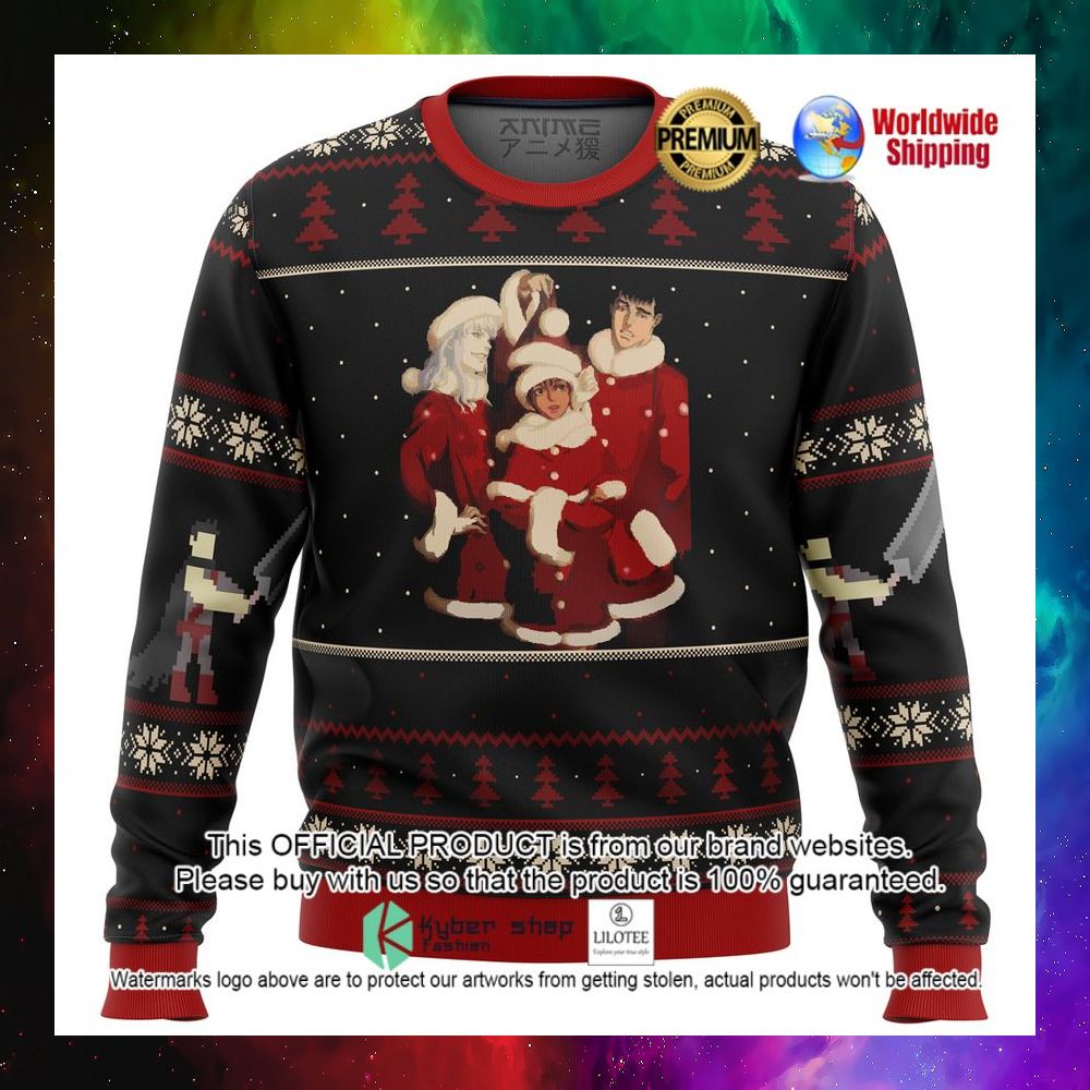 berserk holiday manga christmas sweater 1 221