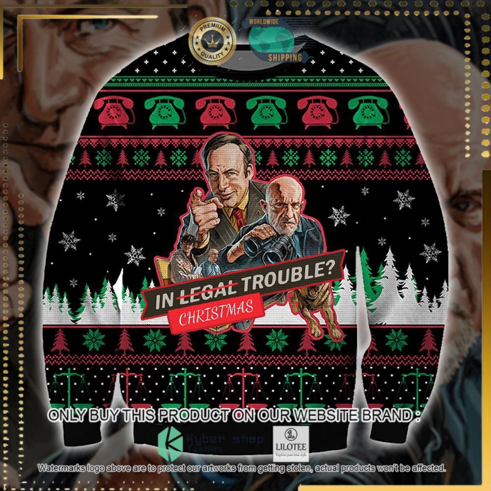 better call saul in legal trouble ugly sweater 1 18055
