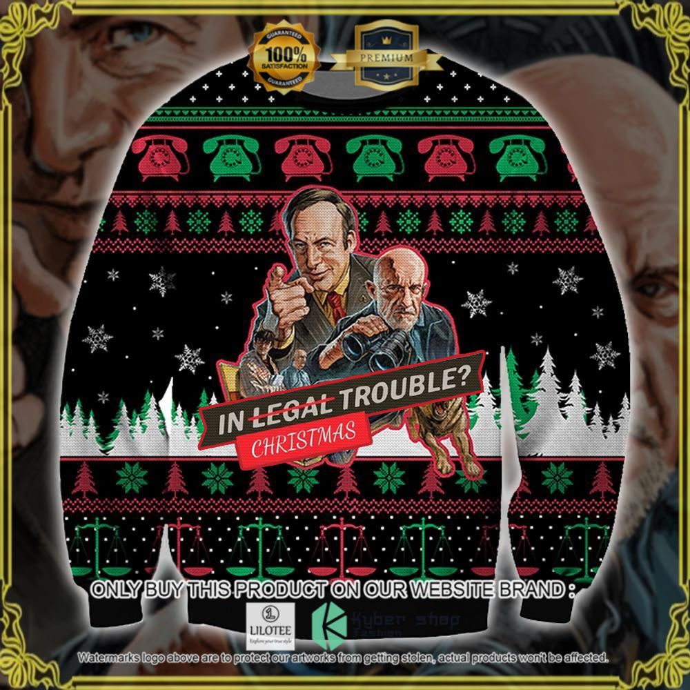 better call saul in legal trouble ugly sweater 1 66726