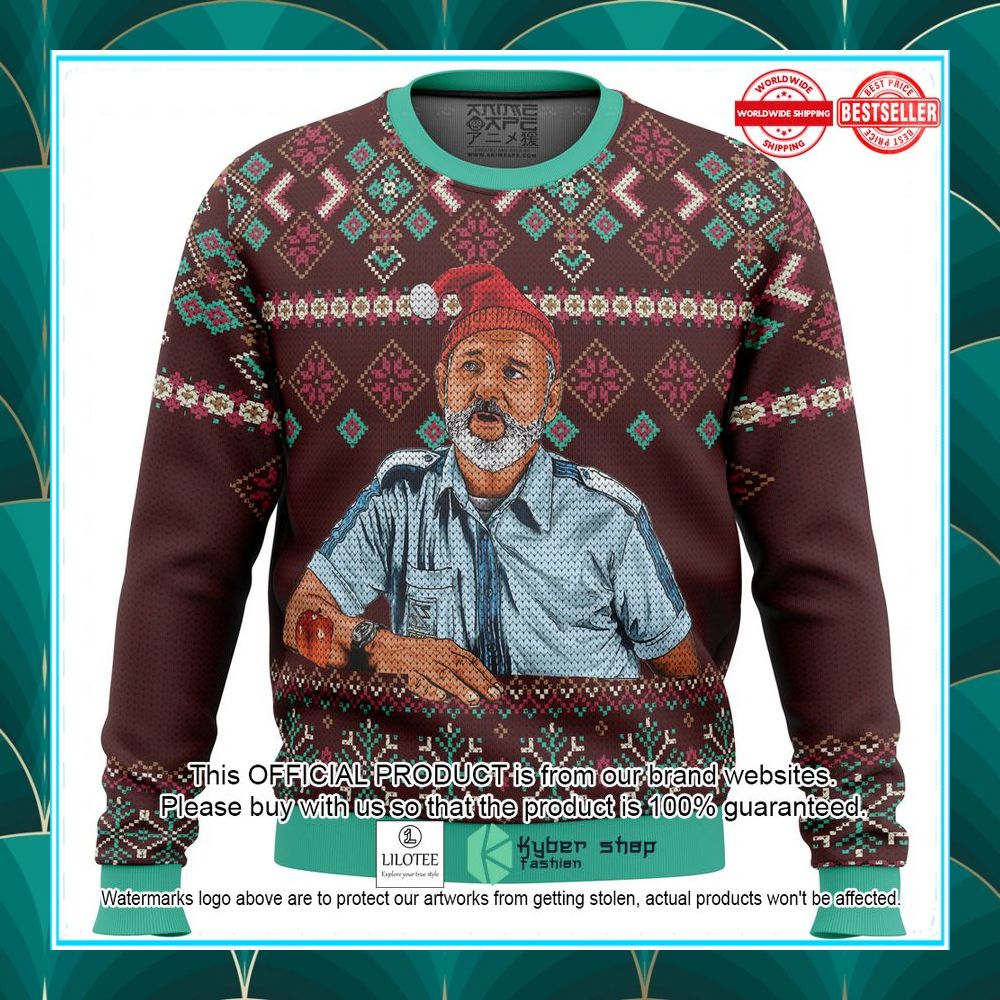 bill murray christmas sweater 1 711