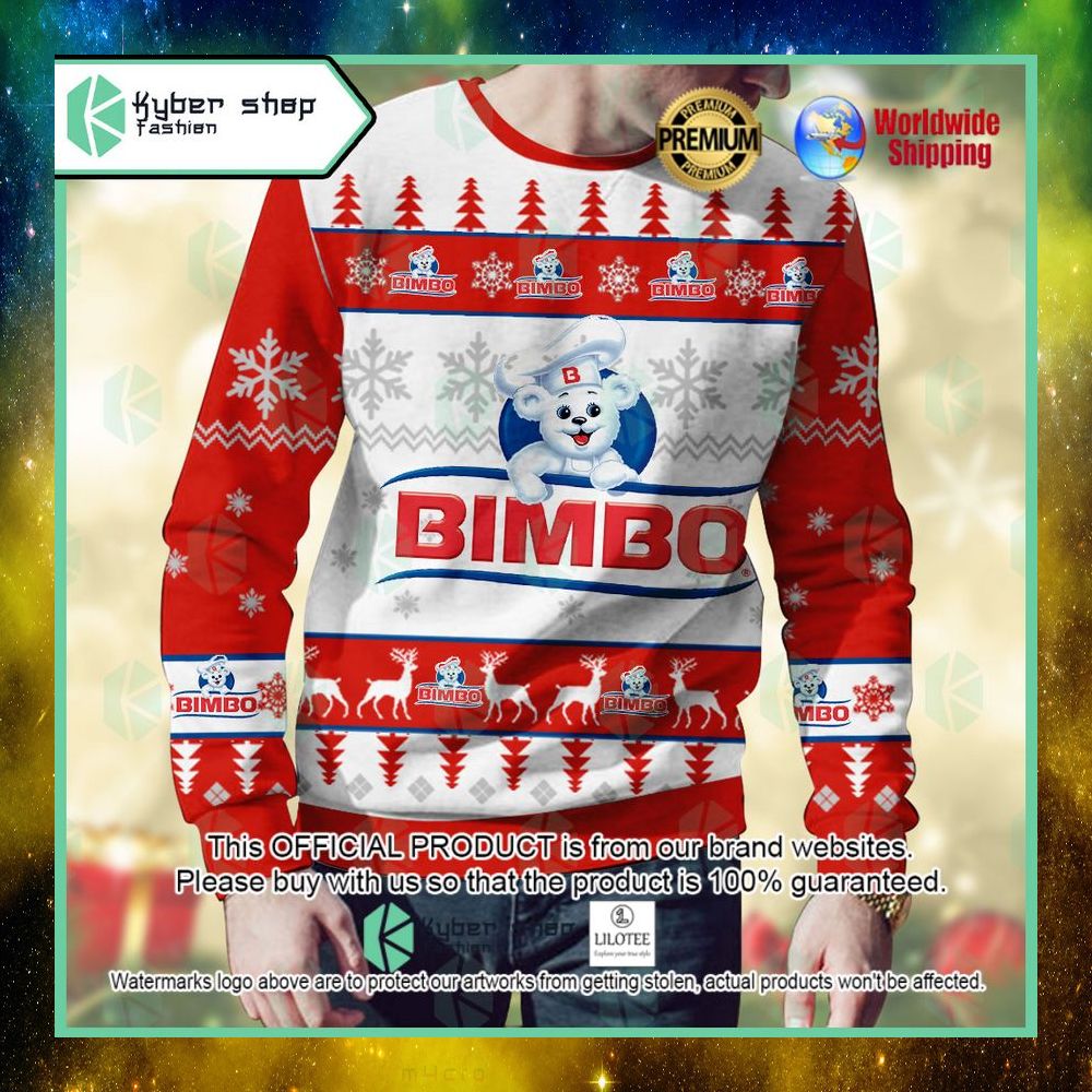 bimbo custom name christmas sweater 1 494