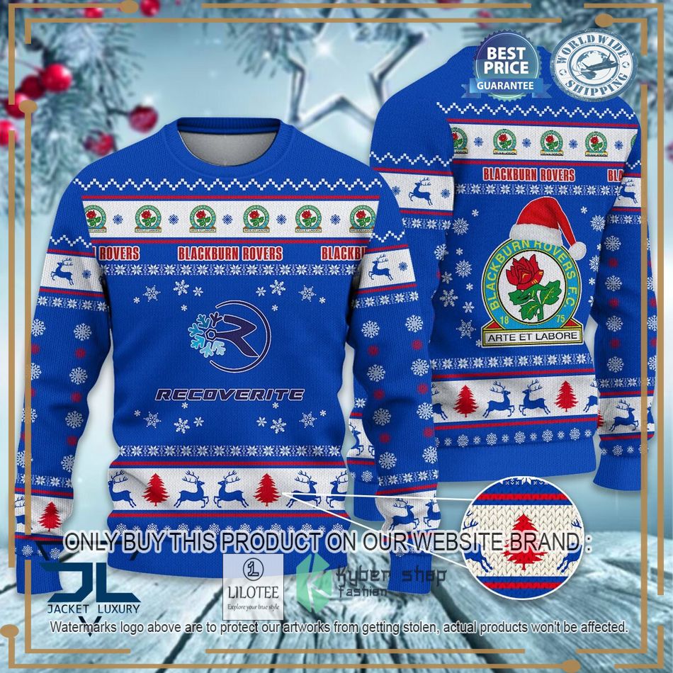 Blackburn Rovers EFL Ugly Christmas Sweater - LIMITED EDITION 6