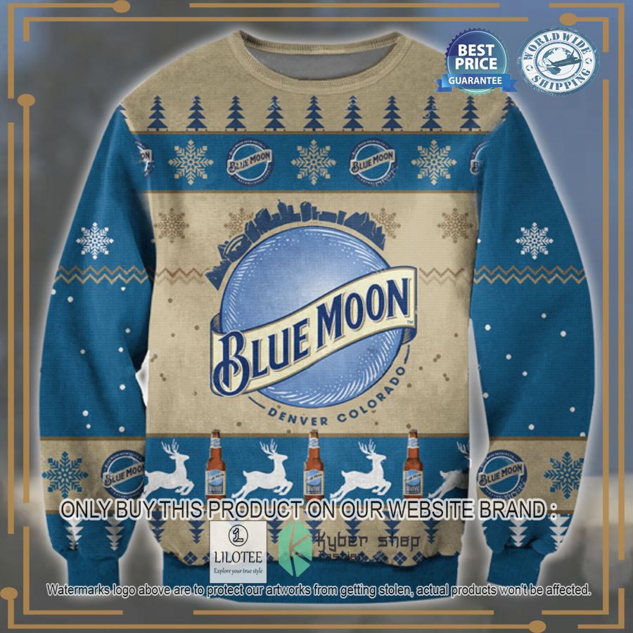Blue Moon Ugly Christmas Sweater - LIMITED EDITION 3