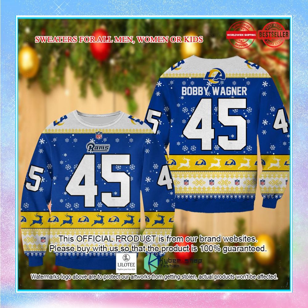 bobby wagner los angeles rams christmas sweater 1 226