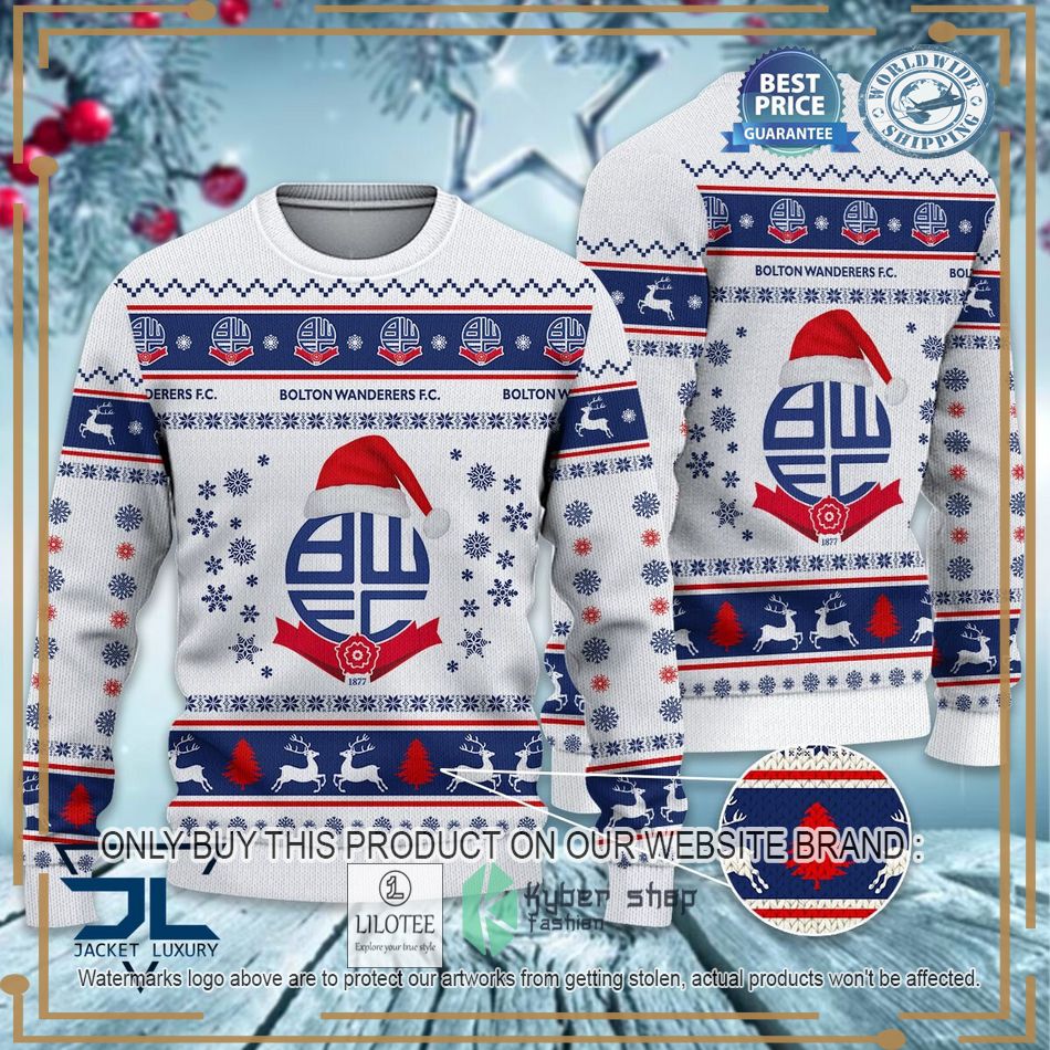 Bolton Wanderers EFL Ugly Christmas Sweater - LIMITED EDITION 6