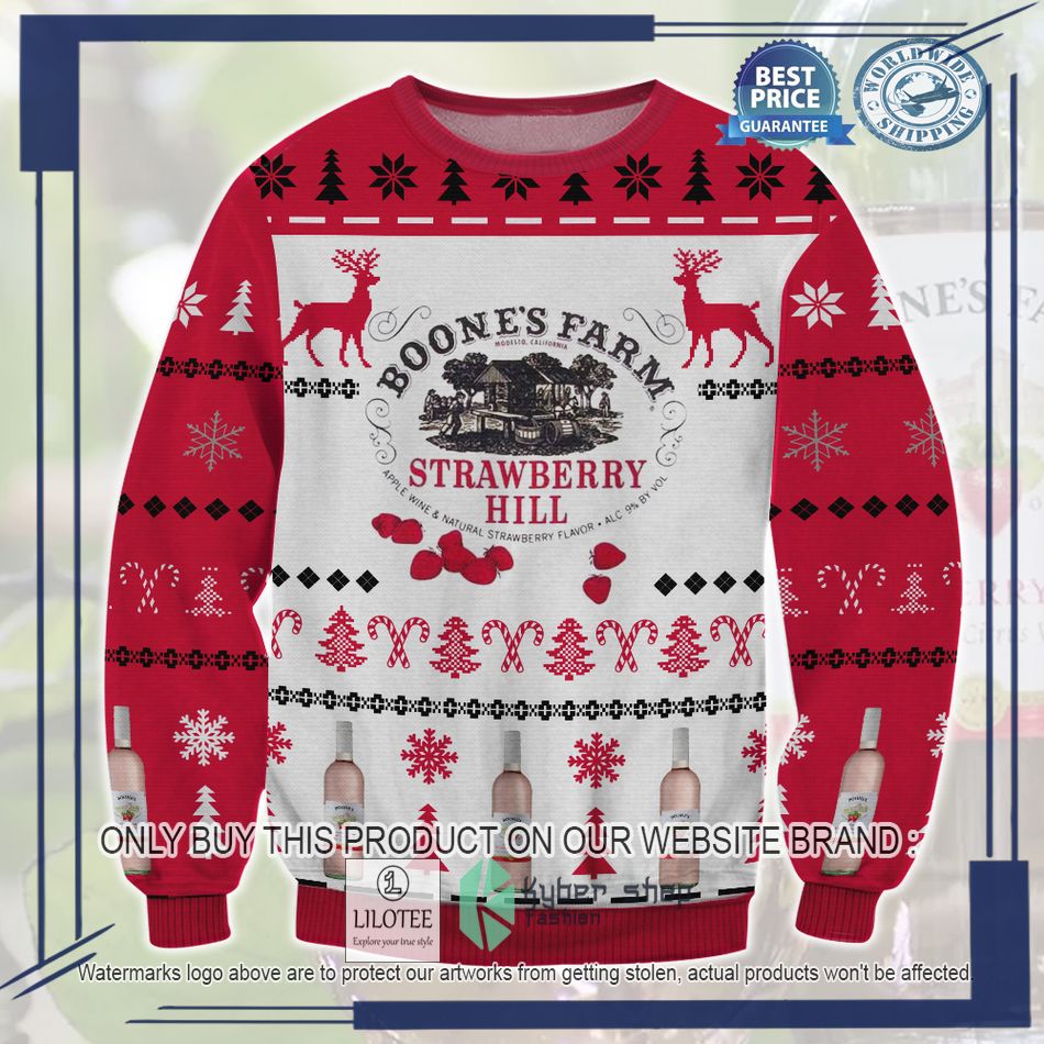boones farm ugly christmas sweater 1 48923