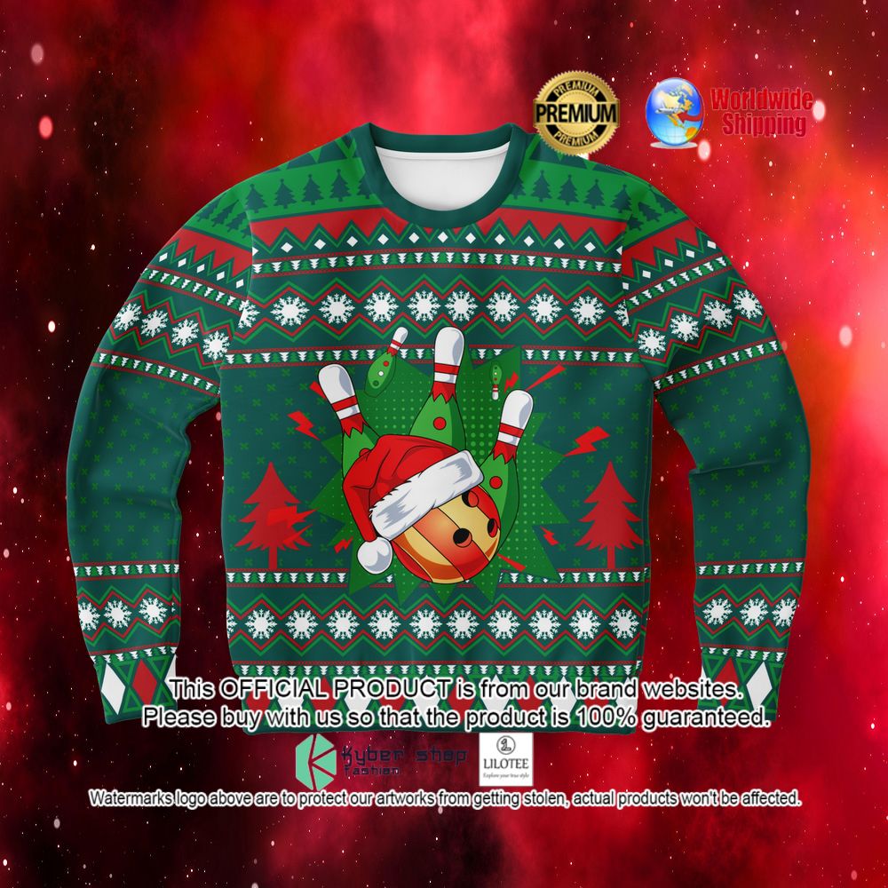 bowling hat santa sweater 1 469