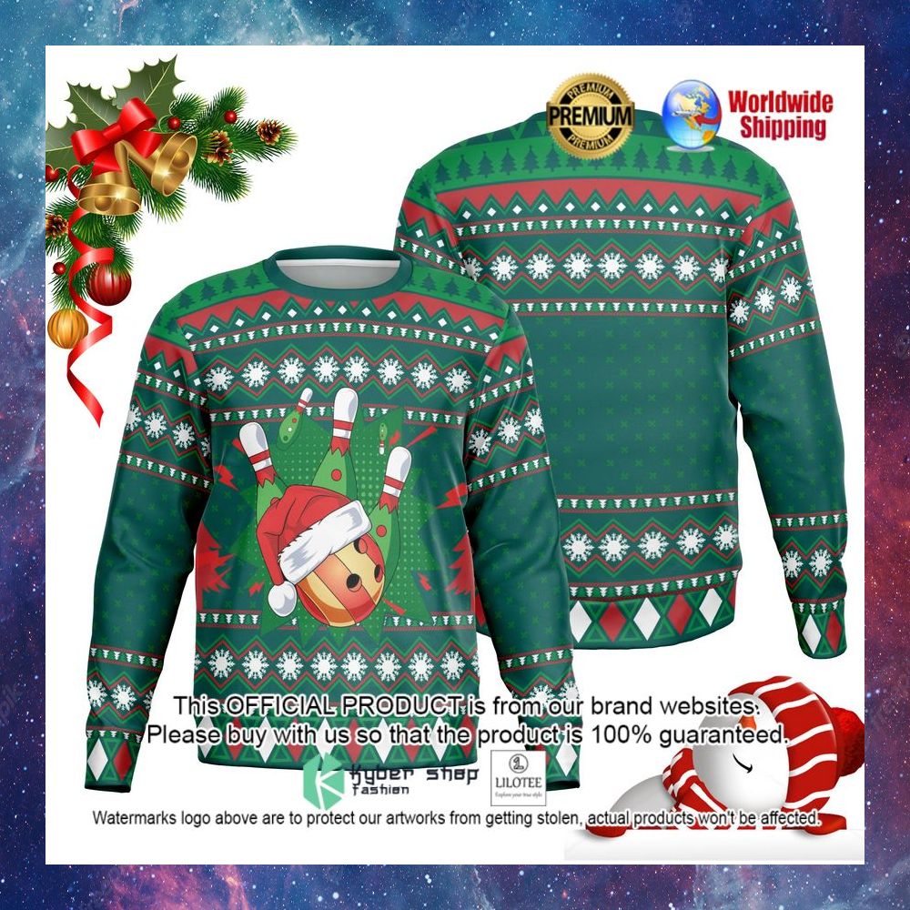 bowling hat santa sweater 1 693