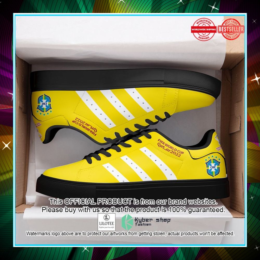 brazil national team lh yellow stan smith shoes 2 995
