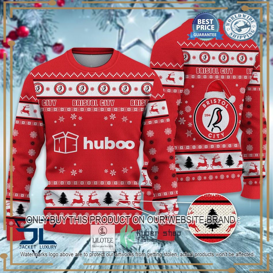 Bristol City EFL Ugly Christmas Sweater - LIMITED EDITION 6