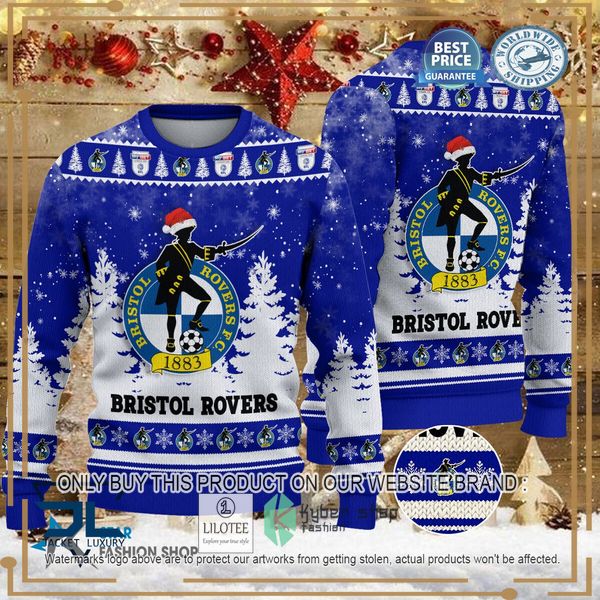 bristol rovers blue christmas sweater 1 96181