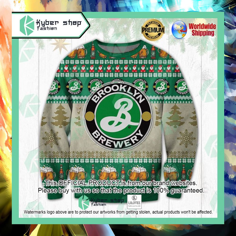 brooklyn brewery christmas sweater 1 254
