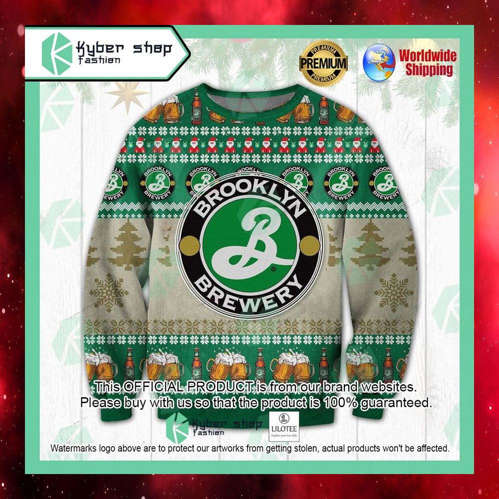 brooklyn brewery christmas sweater 1 285