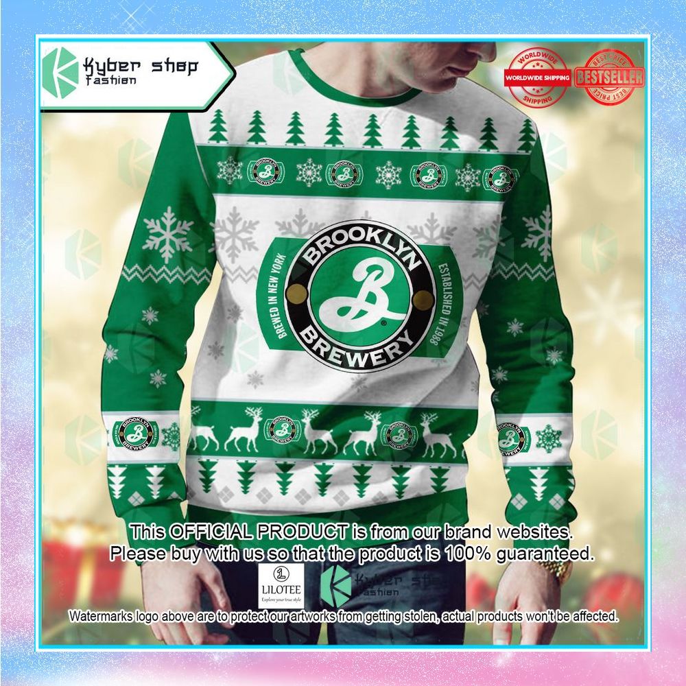 brooklyn lager christmas sweater 2 508