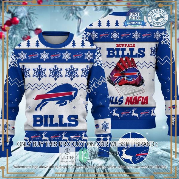 buffalo bills bills mafia christmas sweater 1 7226