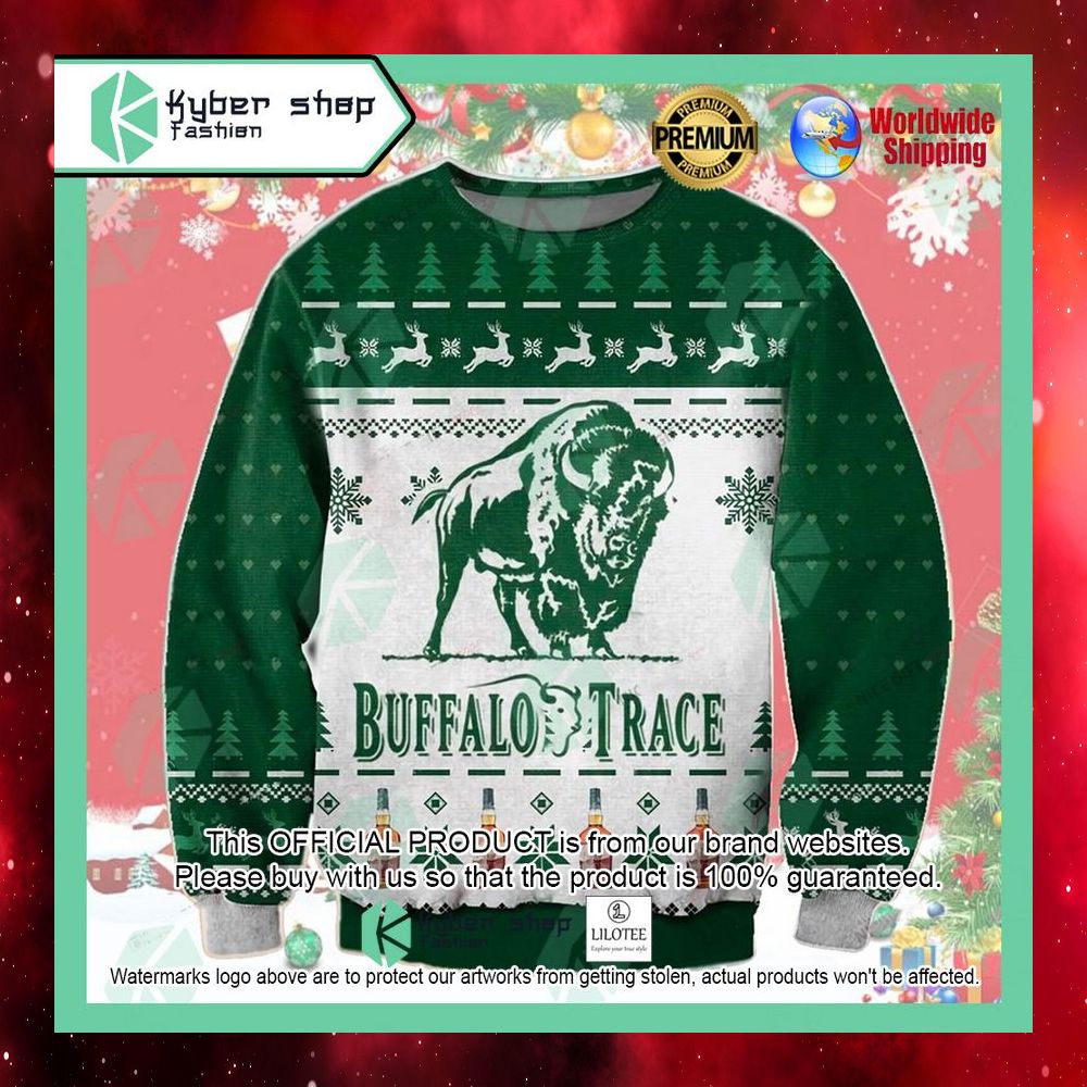 buffalo trace christmas sweater 1 551