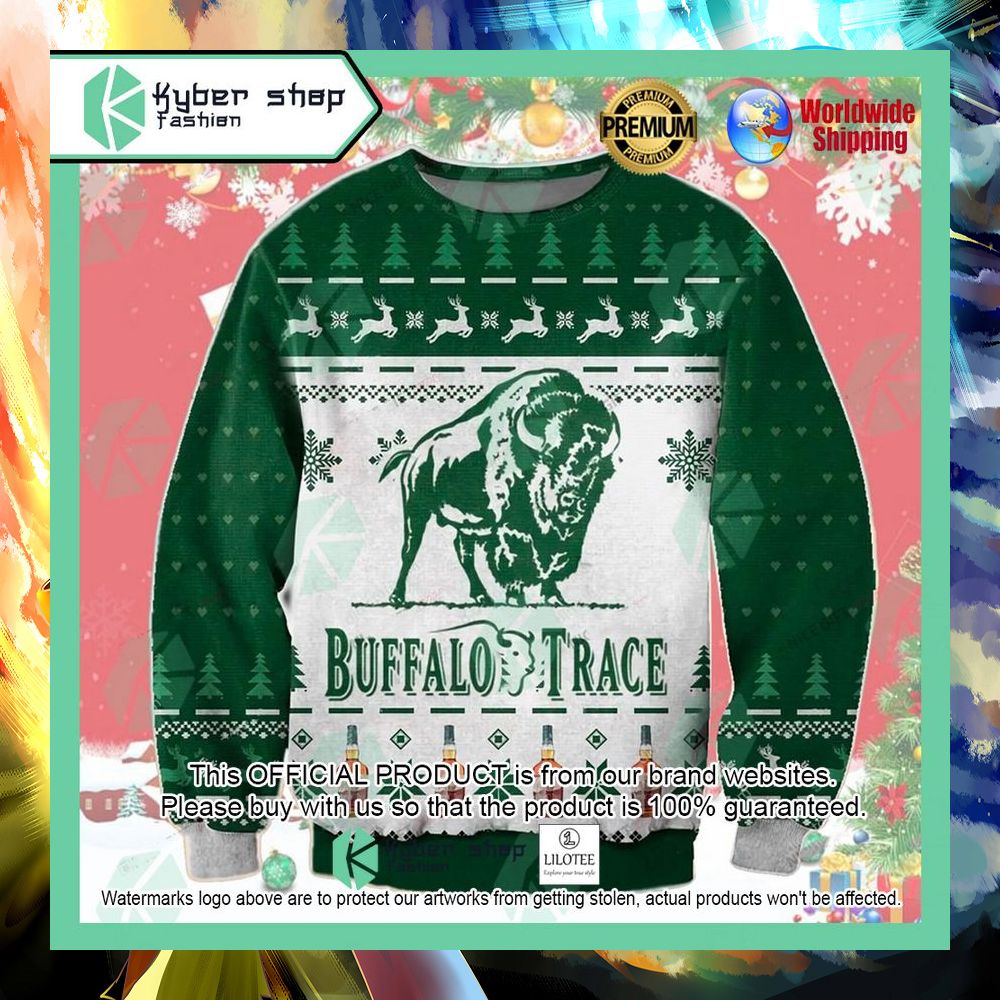 buffalo trace christmas sweater 1 930