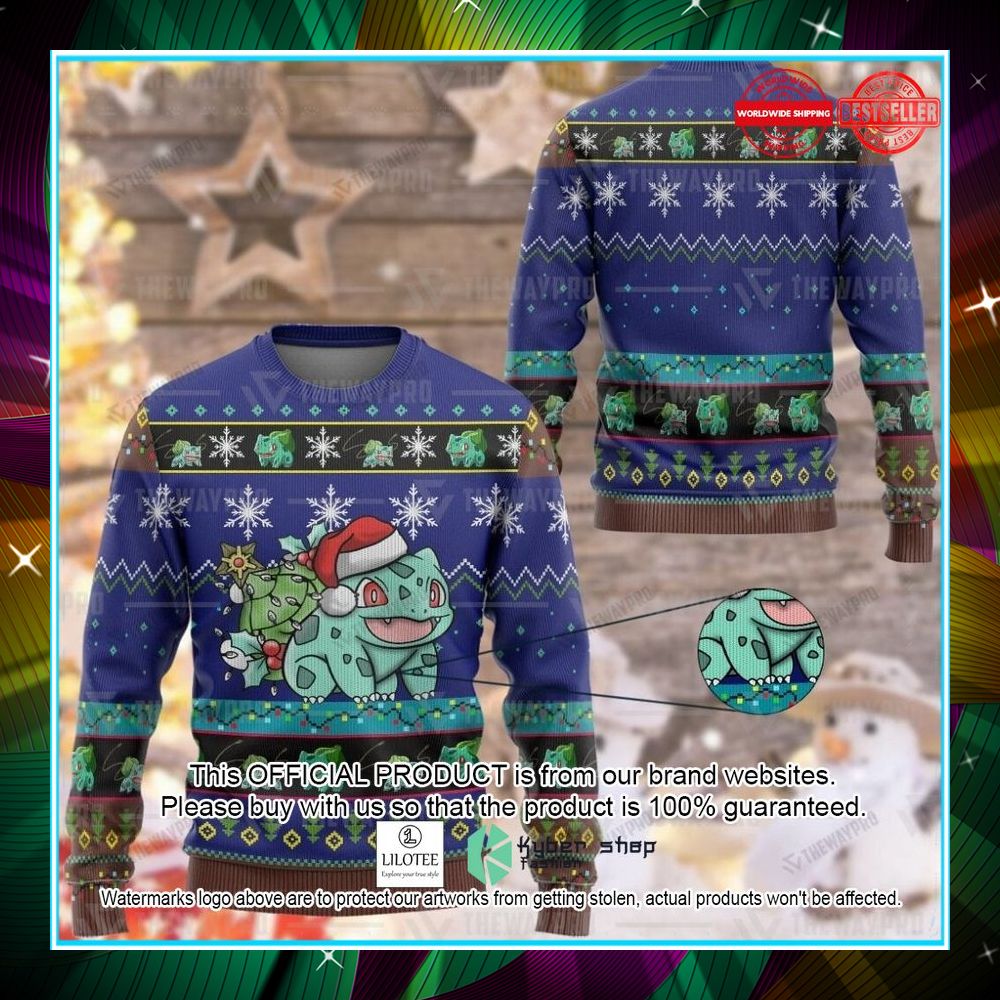 bulbasaur christmas sweater 1 974
