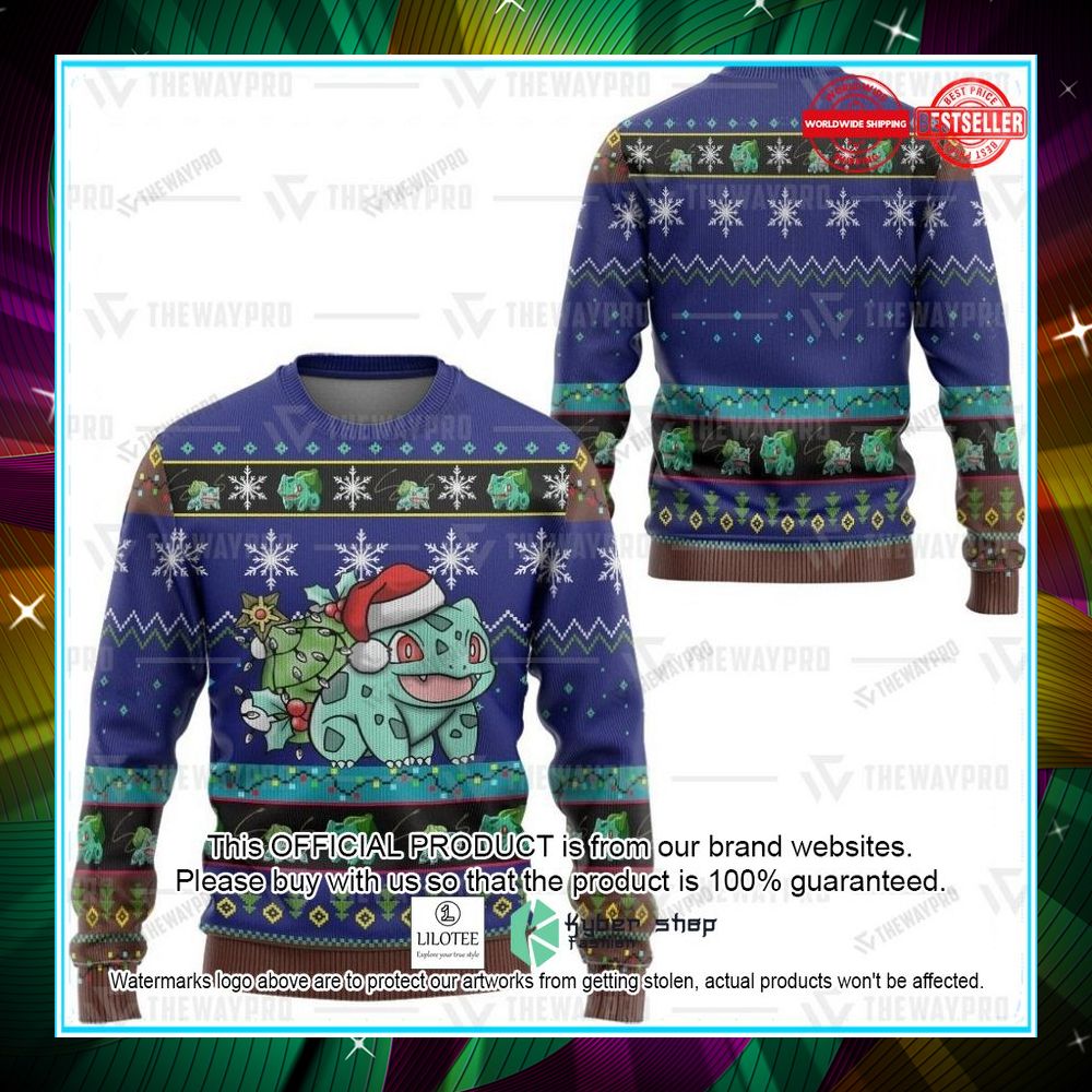 bulbasaur christmas sweater 2 762