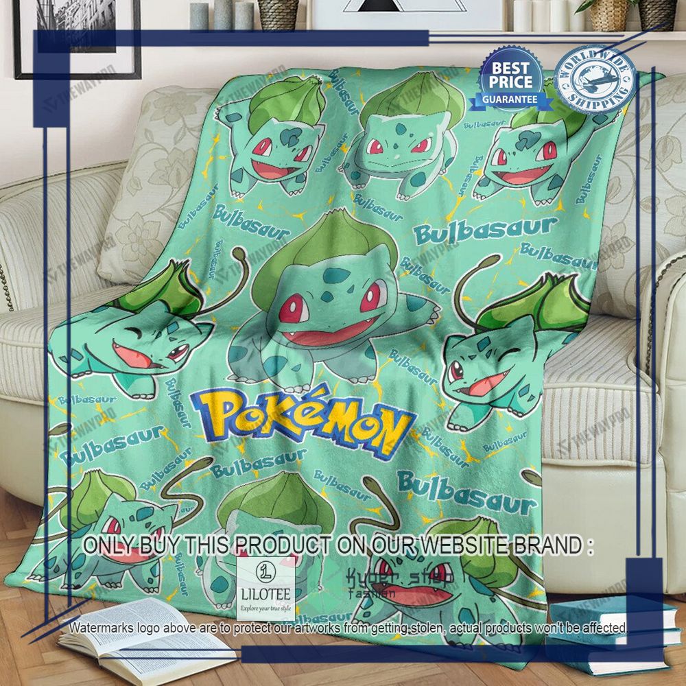 Bulbasaur Pokemon Blanket - LIMITED EDITION 7