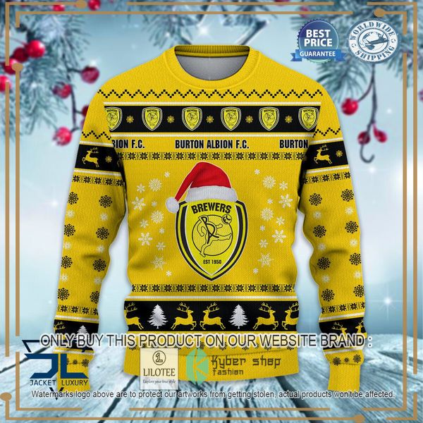 burton albion f c christmas sweater 2 18658