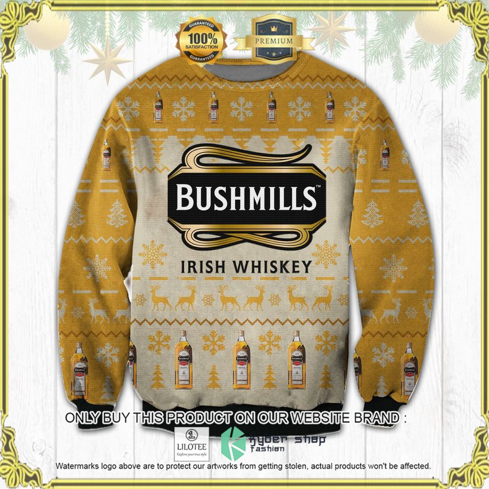 bushmills irish whiskey knitted christmas sweater 1 37400