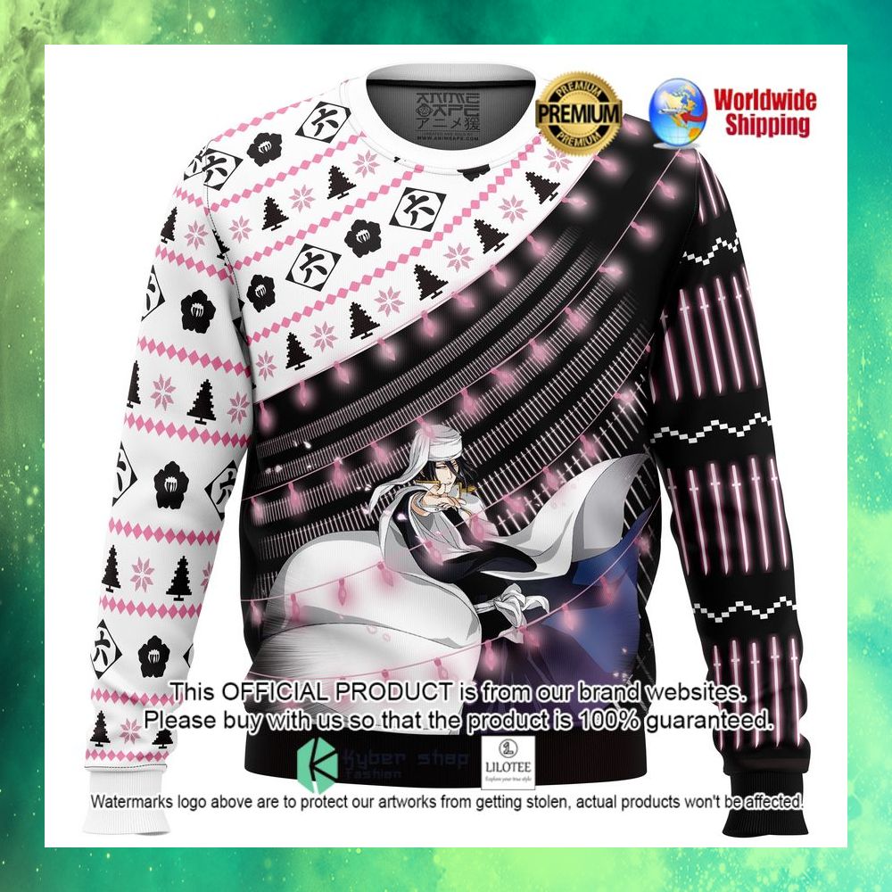 byakuya kuchiki bleach thousand year blood war anime christmas sweater 1 536