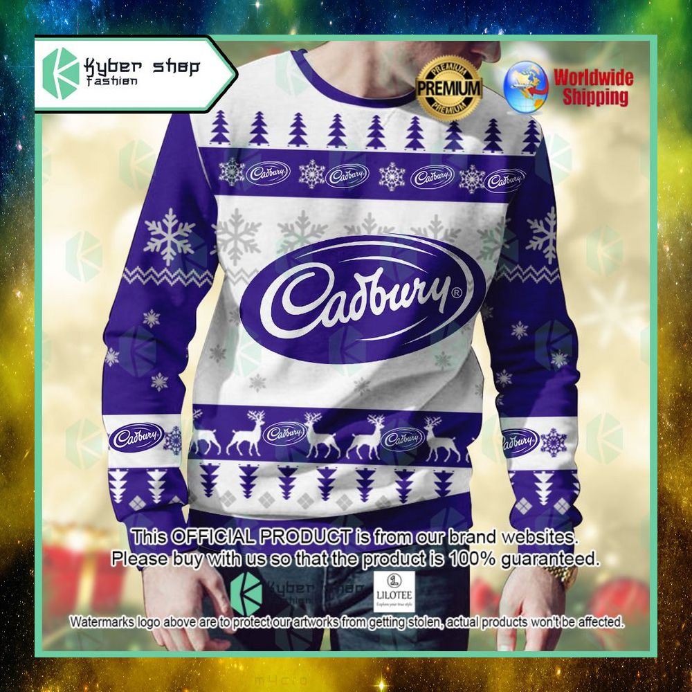 cadbury custom name christmas sweater 1 395