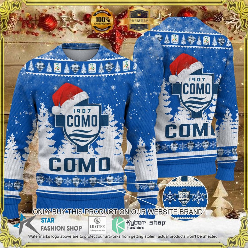 Calcio Como 1907 Christmas Sweater - LIMITED EDITION 6