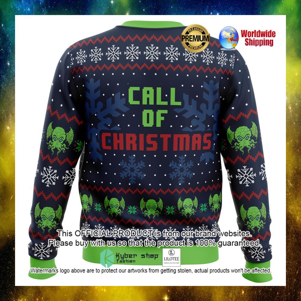 call of cthulhu christmas sweater 1 701