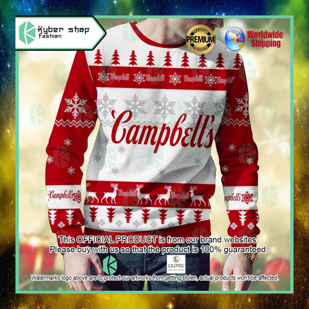 campbells custom name christmas sweater 1 871