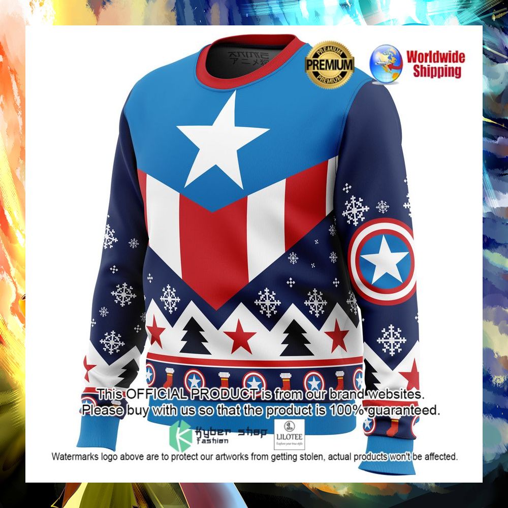 captain america marvel christmas sweater 1 641