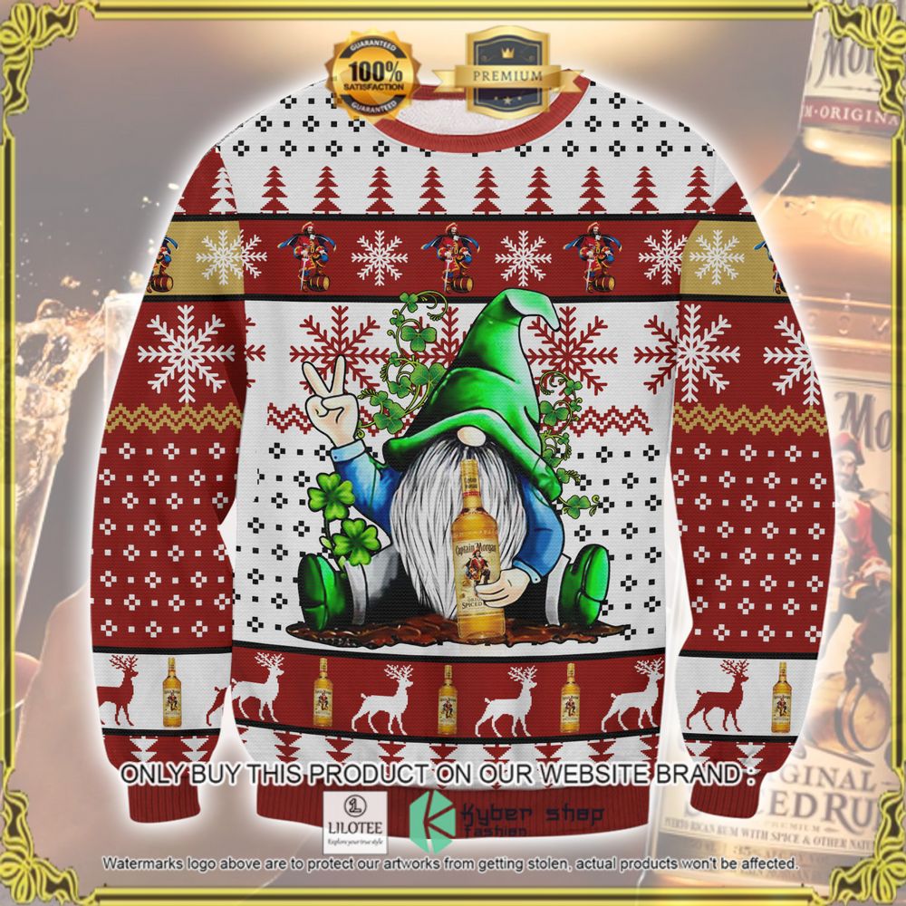 captain morgan gnome ugly sweater 1 85433