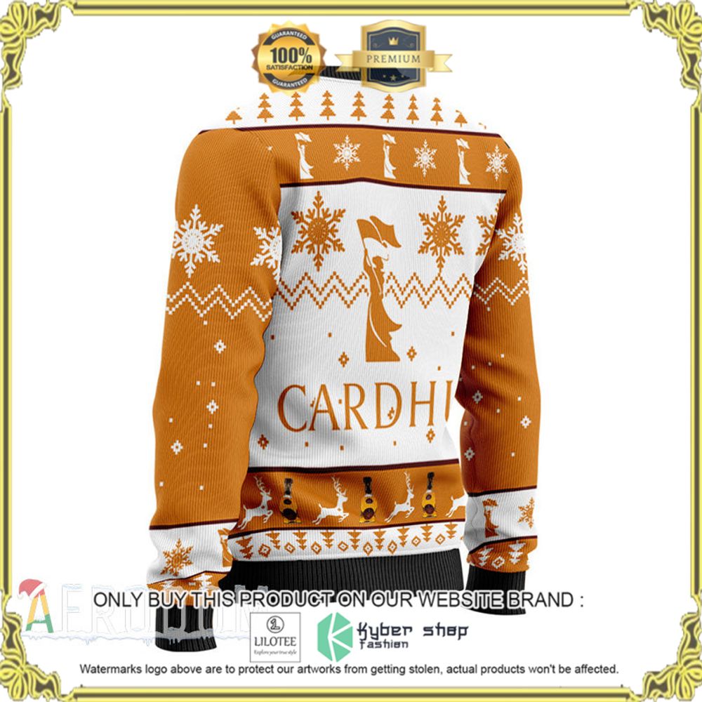 cardhu whiskey white orange christmas sweater 1 19356